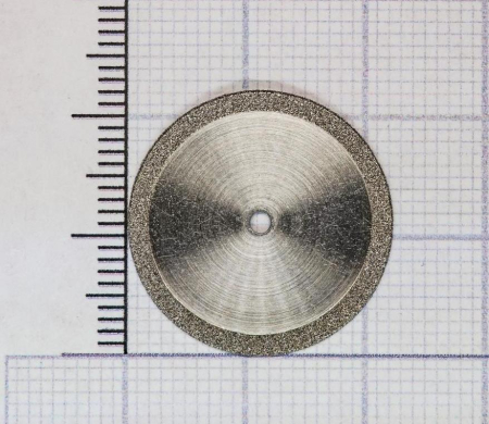 H321220 Диск алмазный -  Ø 22мм - двухсторонний алмазная крошка по краю, HORICO