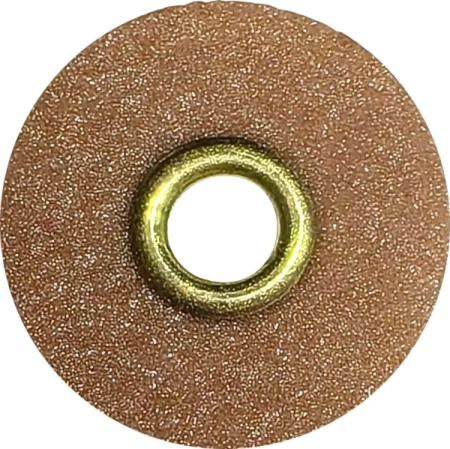 полир "kagayaki roundflex m" - диск шлифовальный (коричневый), средний, ø 9.5мм., 50шт