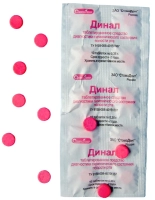 динал - таблетки для диагностики гигиенического состояния полости рта, 10*0.36г., стомадент
