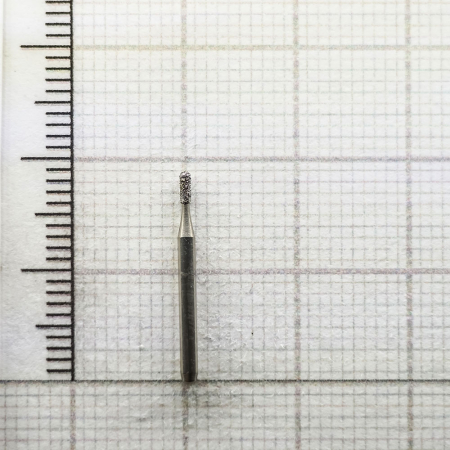 fg237009 бор алмазный fg - грушевидный - 009 серый horico