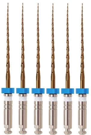 MultiTaper Files Gold, 31мм, WP 21, размер 04-15, стерильные машинные файлы (6 шт) Eurofile