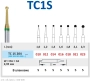 tc1s204012 бор твердосплавный с покрытием нитрида титана - шар - 012 угловой наконечник, horico