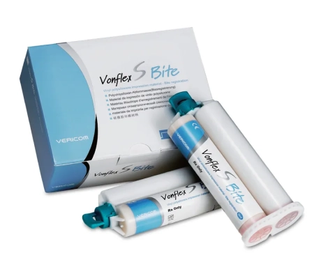 вонфлекс / vonflex s bite normal, слепочный материал, база+катализатор 2х50 мл, vericom