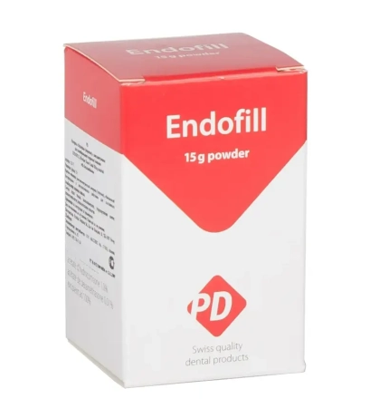 Эндофил (15г порошок ) - материал для пломбирования каналов с дексаметазоном, Produits Dentaires SA