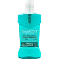 ополаскиватель для полости рта president antibacterial 400 мл