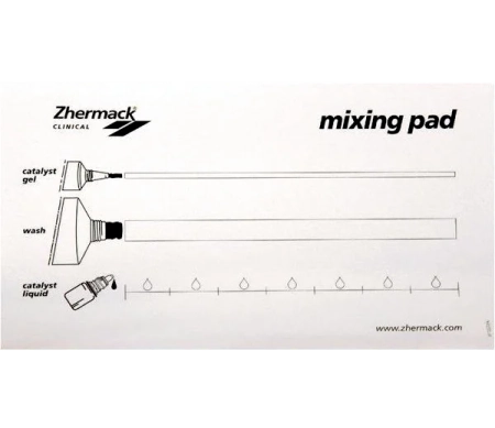 Смесительный блокнот Mixing Pad для С-силиконов (15 листов) Zhermack