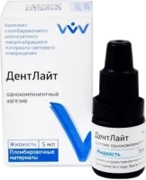дентлайт - однокомпонентный адгезив, 5мл., "владмива"