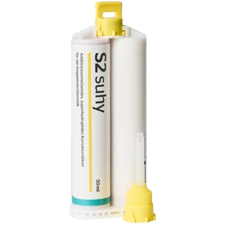 bisico s2 suhy medium - супергидрофильный коррегирующий материал, 3 картриджа по 50мл