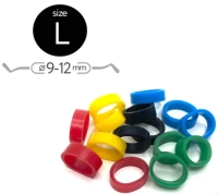 маркировочные кольца. размер “l”, ассорти (50 шт.)., fabri