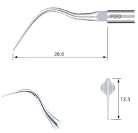 насадка p20-e пародонтологическая к скалерам varios (для ems)