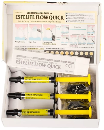 Эстелайт ФЛОУ Квик, набор: 3*3.6г (A2, A3, A3.5), Tokuyama Dental