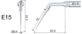 насадка e15 к скайлеру эндодонтическая (подходит к ems), woodpecker