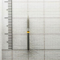 fg273f014 бор алмазный fg - пламя закругленное - 014 желтый horico