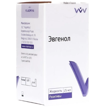 Эвгенол - жидкость, 25мл., "ВладМиВа"