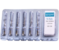 tc-files gold - файлы машинные 25 мм 30/04 (6 шт) stea