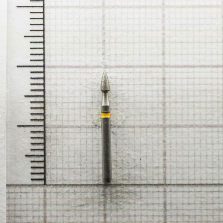 fg272f016 бор алмазный fg - пламя - 016 желтый horico