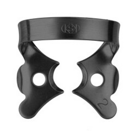 Кламп для "раббердама" №2 Black Rubber Dam Clamp, Dentech Corporation