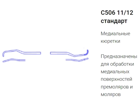 кюретка грейси 11/12 с506-1 (эми)