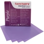 безлатексные листы dental dam фиолетовый, средний, 152 мм х 152 мм, мята (15 шт) sanctuary