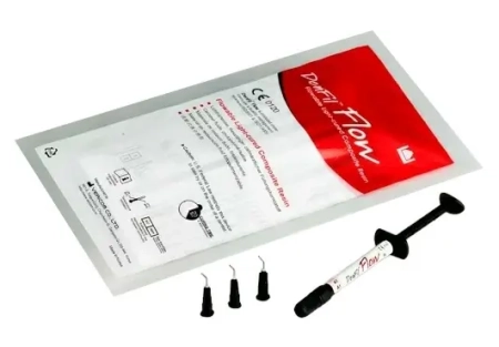 Denfil Flow Рефил 1 x 2 г, цвет A2, жидкотекучий композитный светоотверждаемый материал