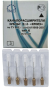 каналорасширители зубные кр-з-"кмиз" тип к ручные, 25мм., №20, 50шт., кмиз