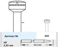 420h держатель для полир (horico)