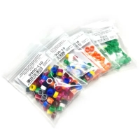 маркировочные кольца размер m зеленые (50 шт) fabri