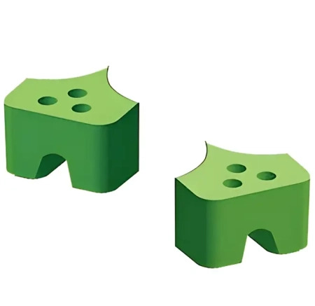 1.861 Насадки силиконовые зеленые 40шт., ТОР ВМ