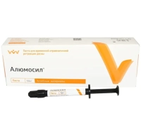 алюмосил паста для ретракции десны и остановки кровотечения 1шпрг 1,5г  владмива