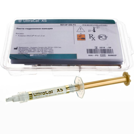 UltraCal® XS Econo Refill - паста гидроокиси кальция, 4шпр*1.2мл., ULTRADENT