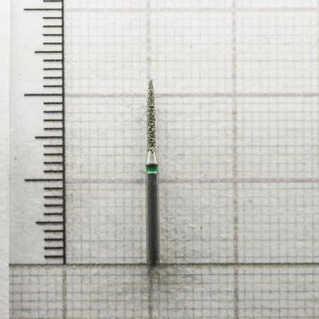 fg273g012 бор алмазный fg - пламя закругленное - 012 зеленый horico