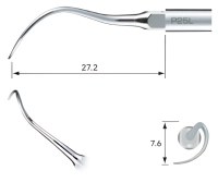 насадка p25l-e пародонтологическая к скалерам varios, с левосторонним изгибом (для ems)