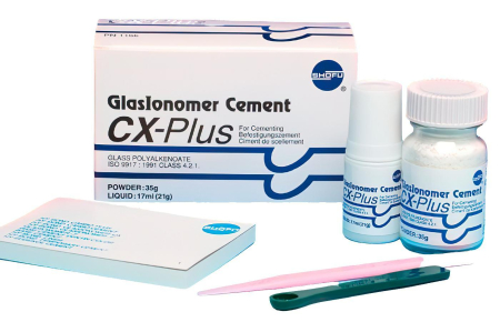 CX-Plus (GlasIonomer Cement) - стеклоиономерный цемент, 35г+17мл., Shofu