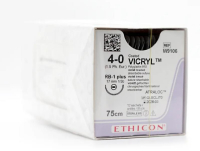 викрил с 1 иглой l=75см., usp 4-0, rb-1 plus (колющая), 17мм 1/2с, 12шт/уп., johnson&johnson