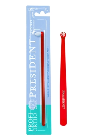 зубная щетка "president end-tuft" монопучковая, арт. 6211.02