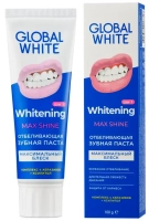 зубная паста глобал уайт отбеливающя whitening max shine 100г
