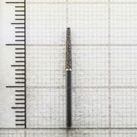 fg220016 бор алмазный fg - конус с безопасным концом - 016 серый horico