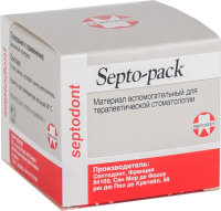 септо-пак - плотный десневой компресс, временный дентин, 60г., septodont