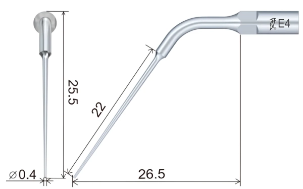 насадка e4 к скайлеру эндодонтическая (подходит к woodpecker, ems)