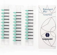 полир "kagayaki ensmart pin" - пуля зелёный (силикон) µ 70 - пластиковый держатель, 30шт/уп