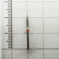 fg273c014 бор алмазный fg - пламя закругленное - 014 красный horico