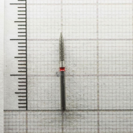fg273c014 бор алмазный fg - пламя закругленное - 014 красный horico