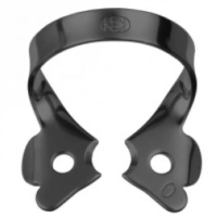 кламп для "раббердама" №0 black rubber dam clamp, dentech corporation