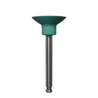 полир "kagayaki ensmart pin" - диск зелёный (силикон) µ 70 - держатель из нержавеющей стали, 1 штука