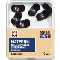 1.0973т (м30). матрицы контурные металлические секционные титановые (большие), 10шт., тор вм