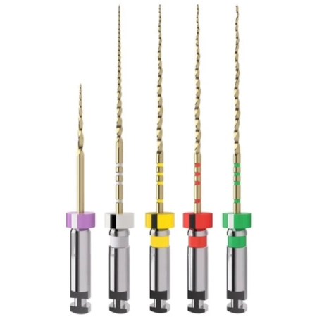 TruNatomy Assort MU 16-25 mm - машинные файлы ассорти 16-25 мм (5 шт) Maillefer