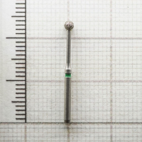 fg697g023 бор алмазный fg - шар хирургическая длина - 023 зеленый, horico