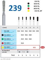 fg239f021 бор алмазный fg - грушевидный - 021 желтый horico
