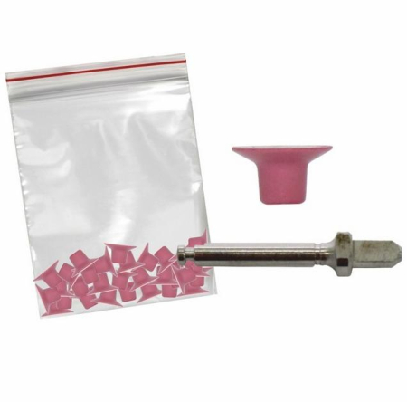 Полир "Kagayaki Enforce" - Диск Розовый (уретан), µ 70 + мандрели: 2 - сталь, 6 - полимер, уп/50шт