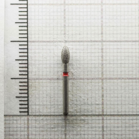 fg277c023 бор алмазный fg - олива закругленная - 023 красный horico